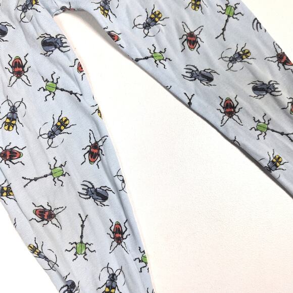 Vtg Carter's Pajamas Boys Sz 3T Blue Bugs Beetles 90s - Picture 4 of 5